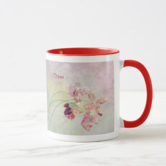 Tasse, 18oz in einem Grunge Orchid Design Tasse