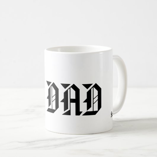 Tasse : # 1 Papa (VorderseiteRechts)