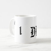 Tasse : # 1 Papa (Vorderseite Links)