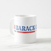 Tasse 2008 Demokraten Obama (Vorderseite Links)
