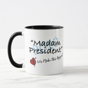 Tasse 2020 Madame-Präsident Herz