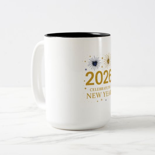 Tasse 2026 - Weihnachtsgeschenk (Vorderseite Links)