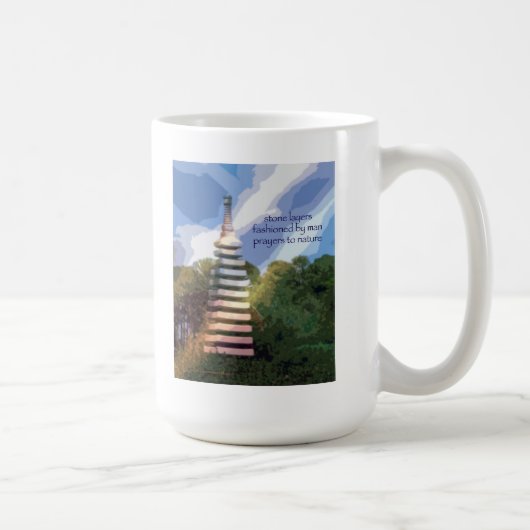 Tasse 22 - ursprüngliche Kunst u. Haiku - (Rechts)