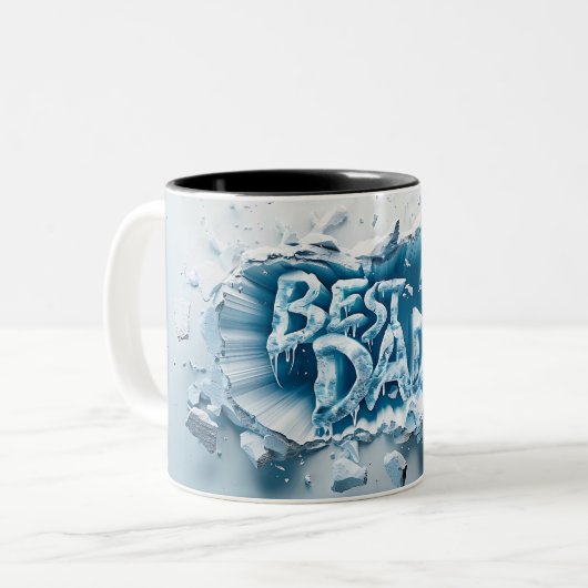 Tasse 2 Farben Best Dad (Vorderseite Links)