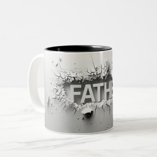 Tasse 2 Farben Vater (Vorderseite Links)