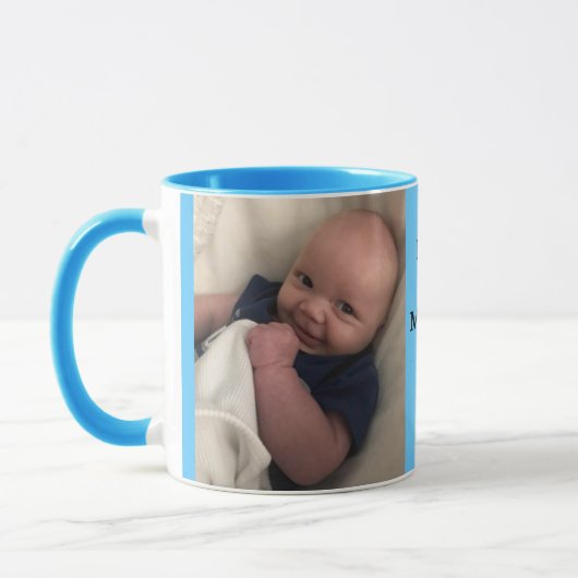 Tasse 2 Fotos Vorlage für individuelles Geschenk f (Links)