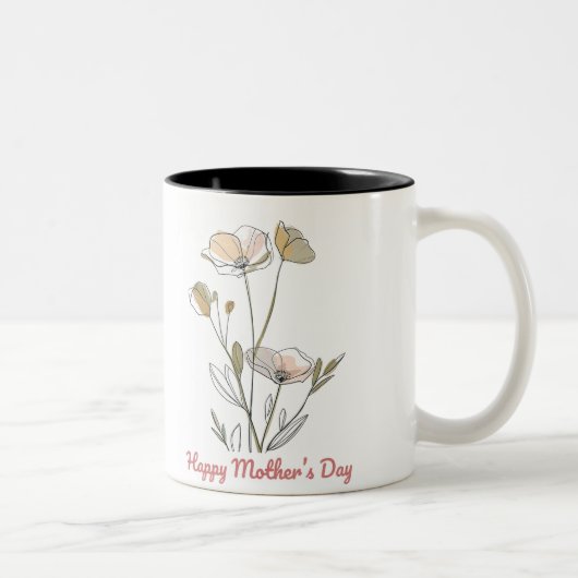 Tasse 2 Happy Mother's Day Farben (Rechts)
