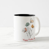 Tasse 2 Happy Mother's Day Farben (VorderseiteRechts)