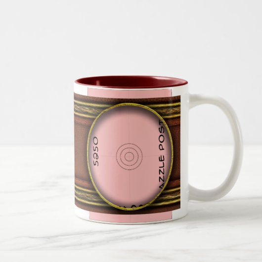 Tasse - 2 mit Seiten versehen - Porträt (Rechts)