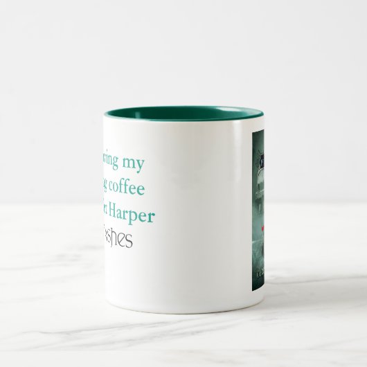 Tasse, 2 Ton, Abdeckung, beklagenbell Zweifarbige Tasse (Mittel)