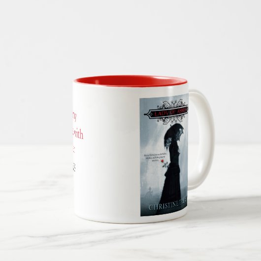 Tasse, 2 Ton, Abdeckung, Dame der Asche Zweifarbige Tasse (VorderseiteRechts)