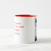 Tasse, 2 Ton, Abdeckung, Dame der Asche Zweifarbige Tasse (Mittel)