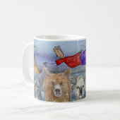 Tasse #3 Joanna fliegt über Tiere  (Vorderseite Links)