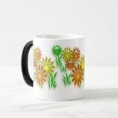 Tasse - 3D Neon Blume (v.2) (Vorderseite Links)