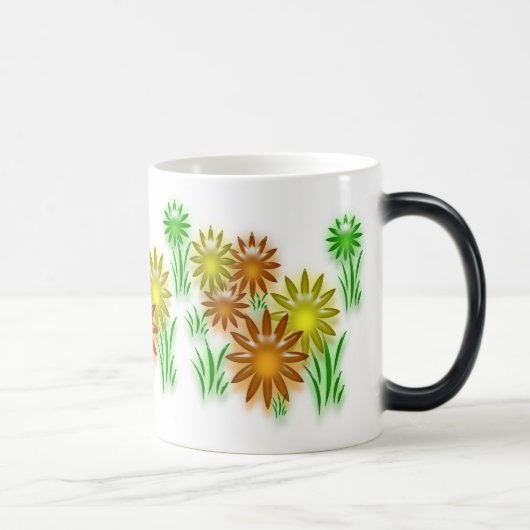 Tasse - 3D Neon Blume (v.2) (Rechts)