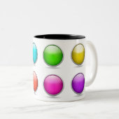 Tasse 3D-Tasten Bälle Getränke Milchcup-Tee Kaffee (VorderseiteRechts)