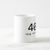 Tasse 404 nicht gefunden (Mittel)