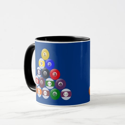 Tasse 8 Ball (Vorderseite Links)