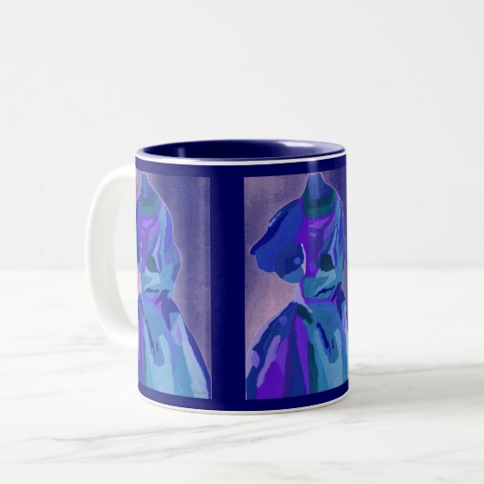 Tasse "A. Boleyn Blue I" - individuell anpassbar (Vorderseite Links)