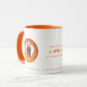 Tasse abbrennen - Zuhause bringen (Vorderseite Links)