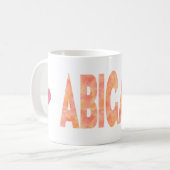 Tasse Abigail (Vorderseite Links)