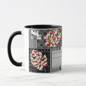 Tasse Abstract Patchwork-Quilten Quilt Retro Vinta (Links)
