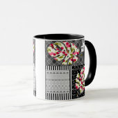 Tasse Abstract Patchwork-Quilten Quilt Retro Vinta (VorderseiteRechts)