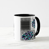 Tasse Abstract Patchwork-Quilten Quilt Retro Vinta (VorderseiteRechts)
