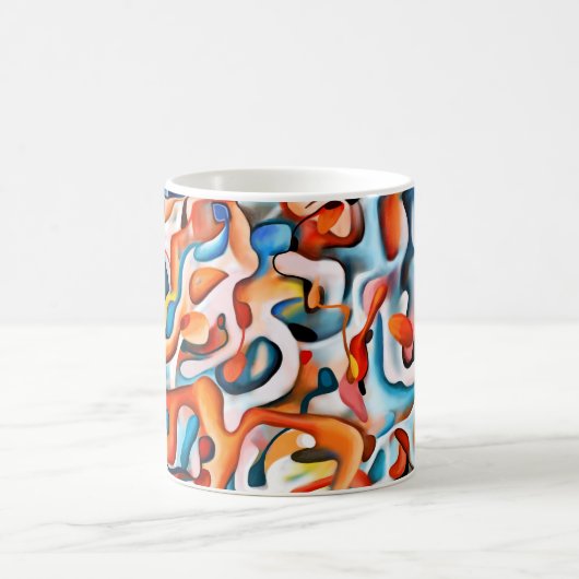 Tasse - Abstrakt farbenfroh (Mittel)