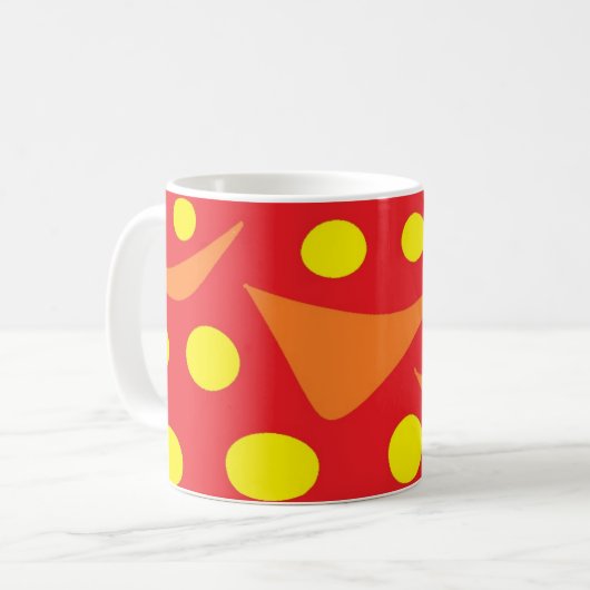 Tasse : Abstrakt : Gedankenfarbe (Vorderseite Links)