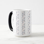 Tasse abstrakt Luxury Geometric Modedesign (Vorderseite Links)