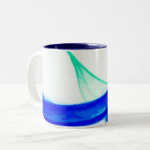Tasse abstrakt Waves (Vorderseite Links)
