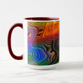 Tasse abstrakt Waves (Links)