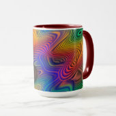 Tasse abstrakt Waves (VorderseiteRechts)