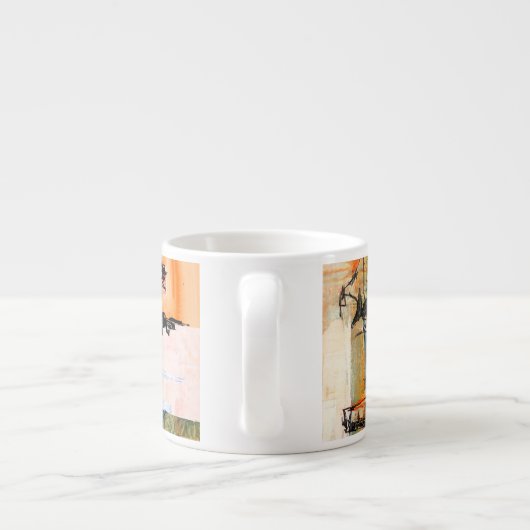 Tasse Abstrakte Kunst (Rückseite)