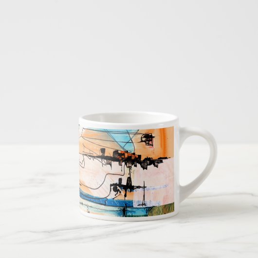 Tasse Abstrakte Kunst (Rechts)