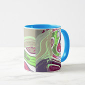 Tasse abstrakte Kunst / Cup (VorderseiteRechts)