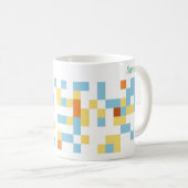 Tasse abstrakte Kunst - Sommer (VorderseiteRechts)