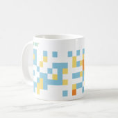 Tasse abstrakte Kunst - Sommer (Vorderseite Links)