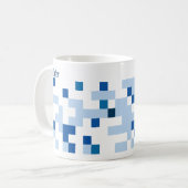Tasse abstrakte Kunst - Winter (Vorderseite Links)