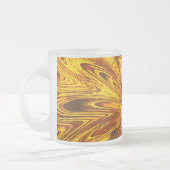 Tasse Abstrakte Linien Gelbe Blume (Links)
