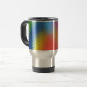 Tasse, "ABSTRAKTE RAINBOW-FARBEN" Reisebecher (Vorderseite Links)