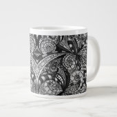 Tasse abstrakter Blumenhintergrund (Vorderseite Rechts)