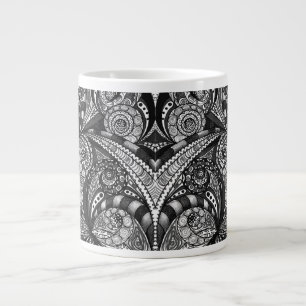 Tasse abstrakter Blumenhintergrund