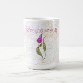 Tasse abstrakter Blumenmuster