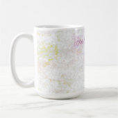 Tasse abstrakter Blumenmuster (Links)