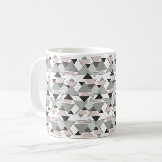 Tasse abstrakter geometrischer Muster (Vorderseite Links)