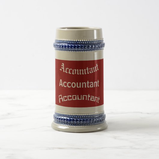 Tasse "ACCOUNTANT Vergangenheit Gegenwart" (Mittel)