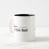 Tasse "Afghan Hound" (I Liebe) (Vorderseite Links)