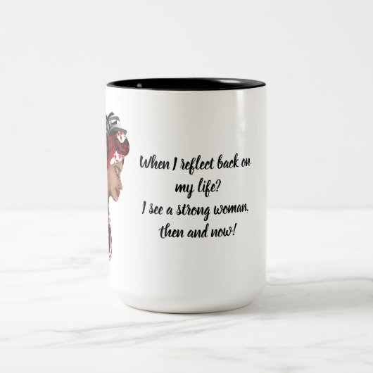 Tasse Afrikanische Frau, Reflexion (Mittel)